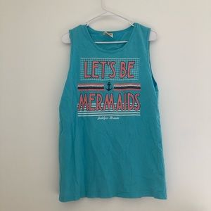 jadelynn brooke let’s be mermaids tank top